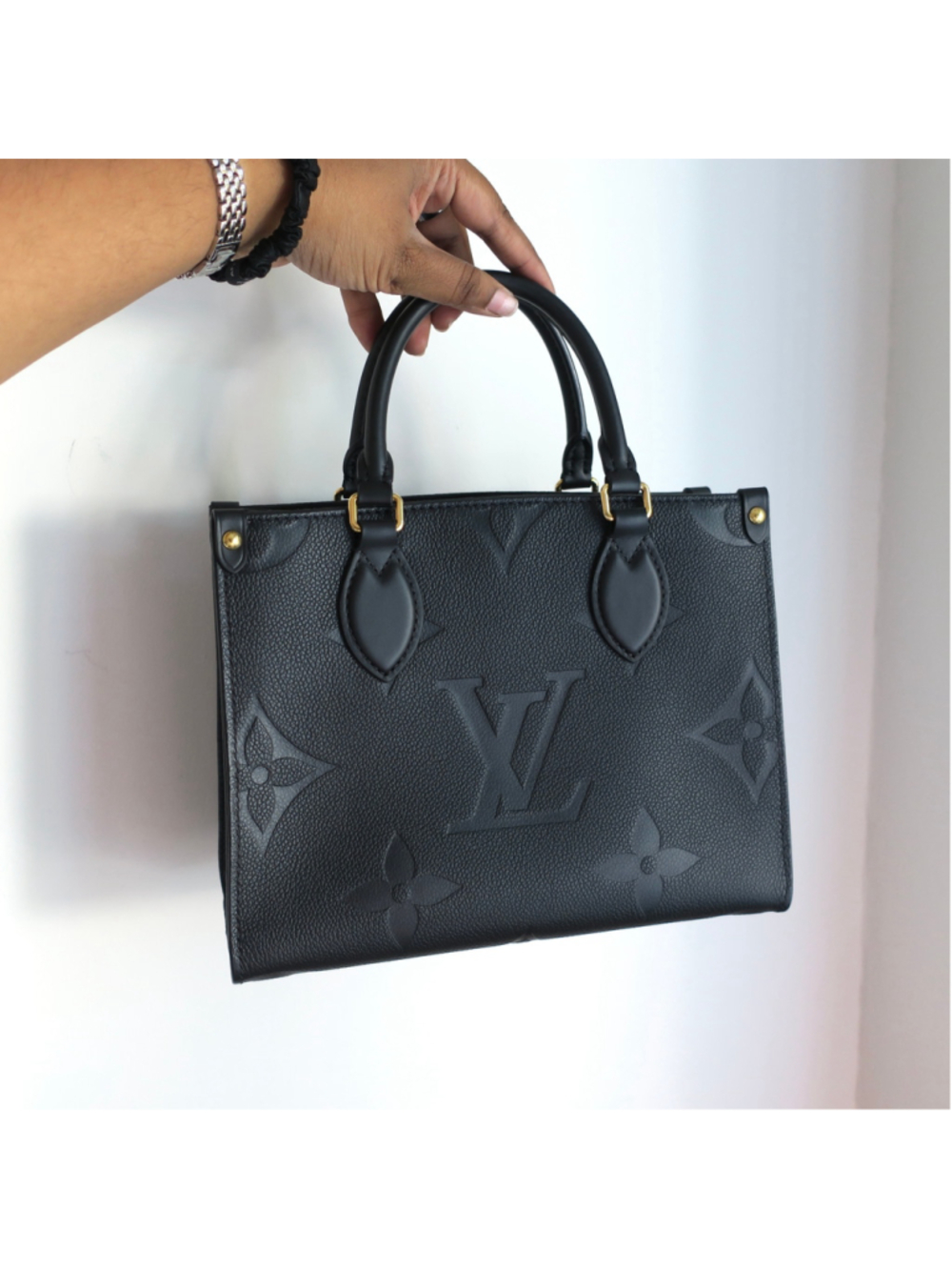 Louis Vuitton OntheGo PM Black Empreinte Leather